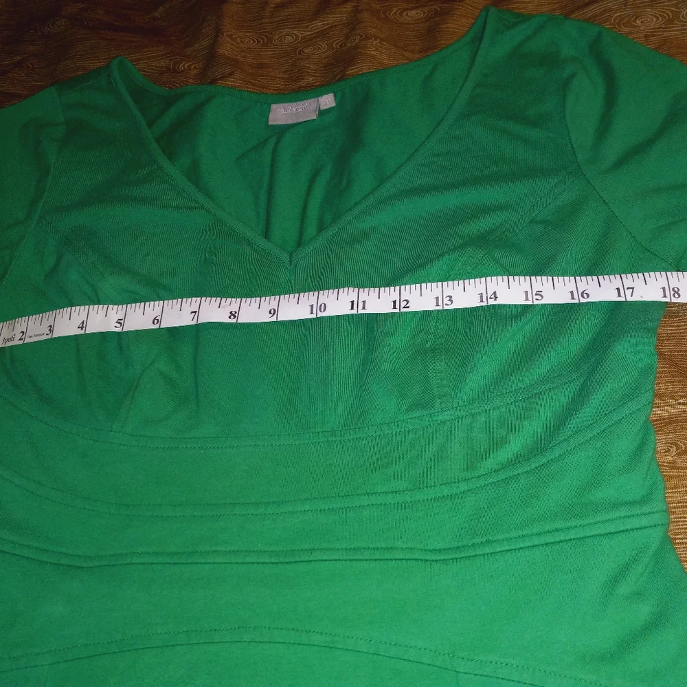 SALE! eShakti curved waist fit and flare dress with POCKETS! - Picture 13 of 14